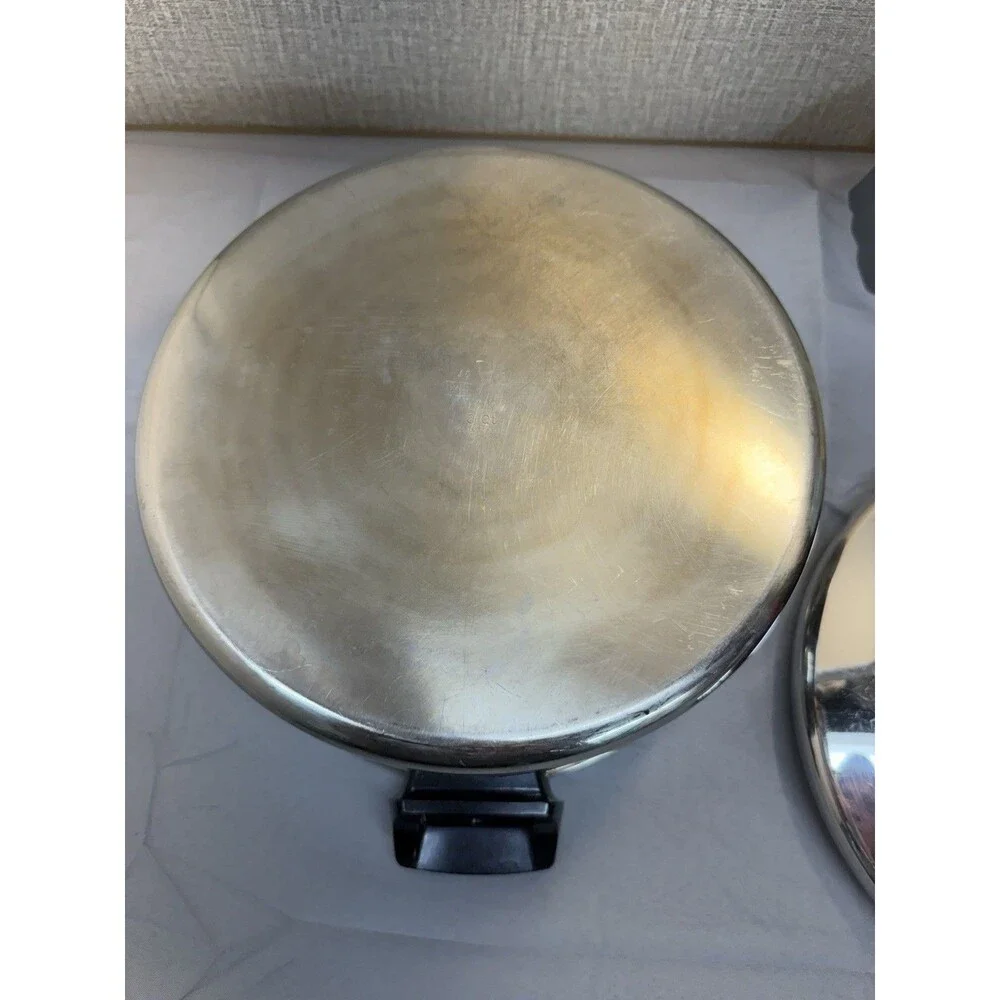 Revere Ware 1801 Tri-ply 6QT Quart 5.7L Stock Pot with Lid- Vintage